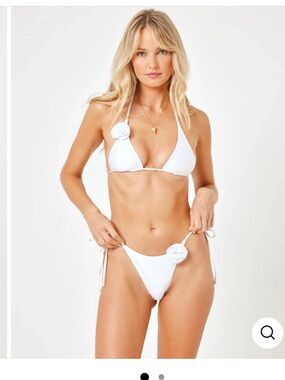 l*space Rosette Sofia Bikini Top size XL